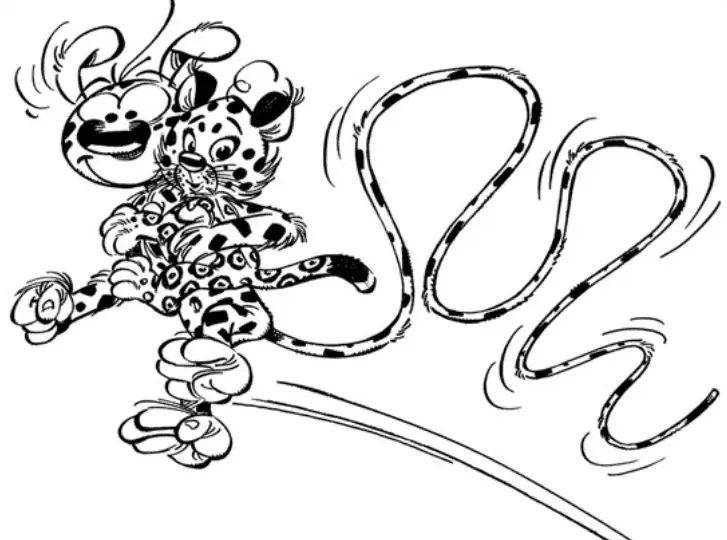 Marsupilami Para Colorear 26