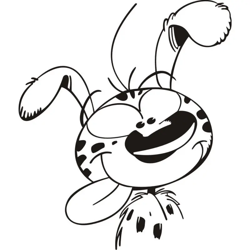 Marsupilami Para Colorear 7