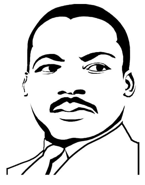 Martin Luther King Jr Para Colorear 27