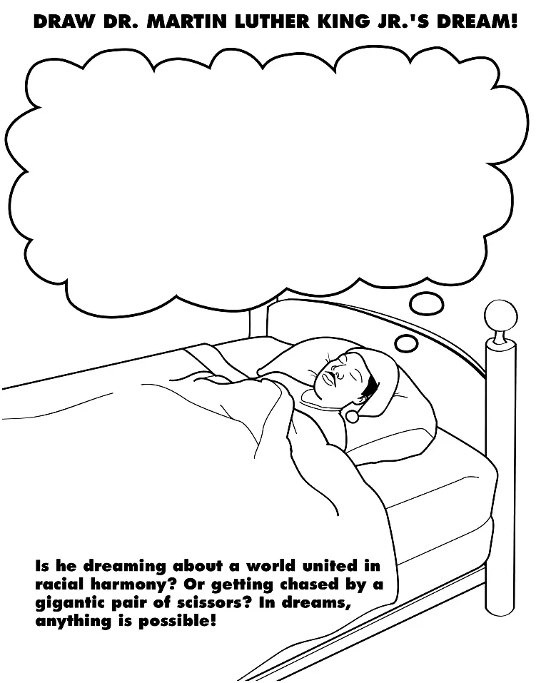 Martin Luther King Jr Para Colorear 28