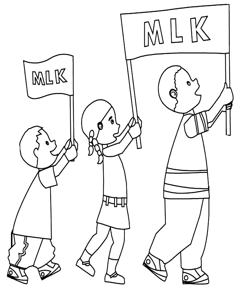 Martin Luther King Jr Para Colorear 37
