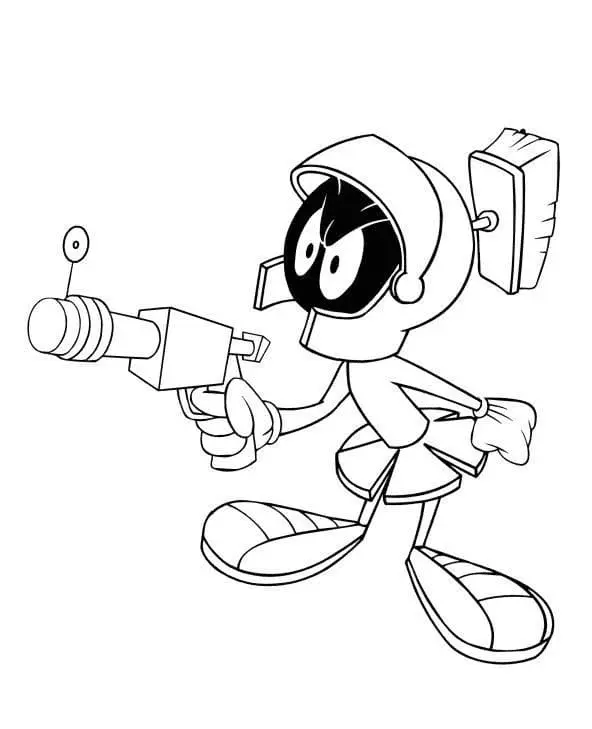 Marvin the Martian Coloring Pages 26