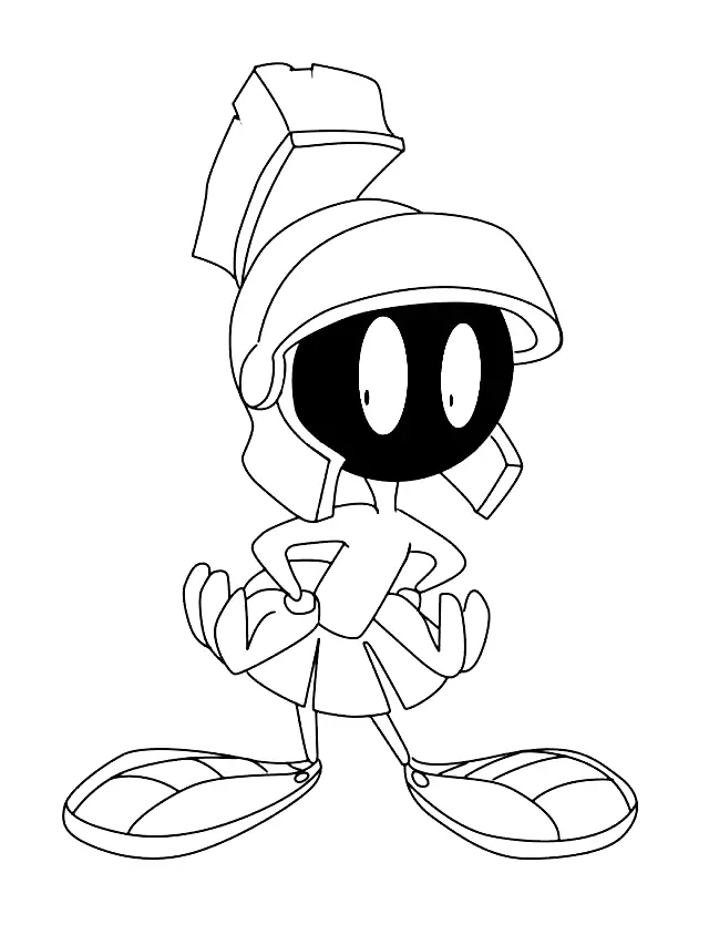 Marvin the Martian Coloring Pages 31
