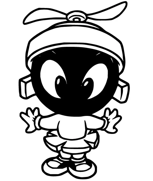 Marvin the Martian Coloring Pages 34