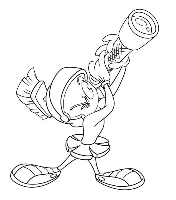 Marvin the Martian Coloring Pages 42