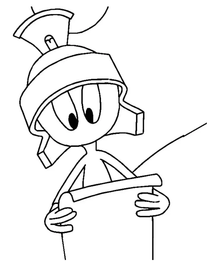Marvin the Martian Coloring Pages 46