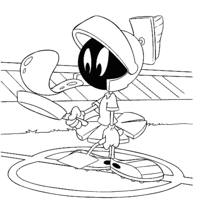 Marvin the Martian Coloring Pages 47