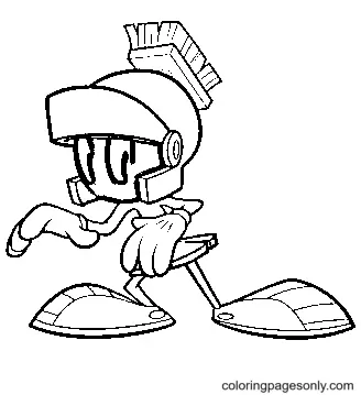 Marvin the Martian Coloring Pages 49