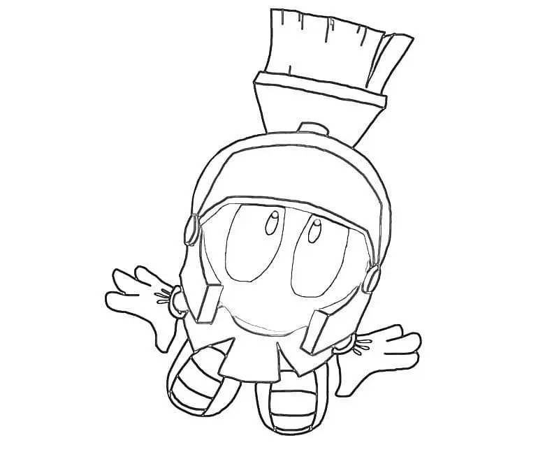 Marvin the Martian Coloring Pages 51