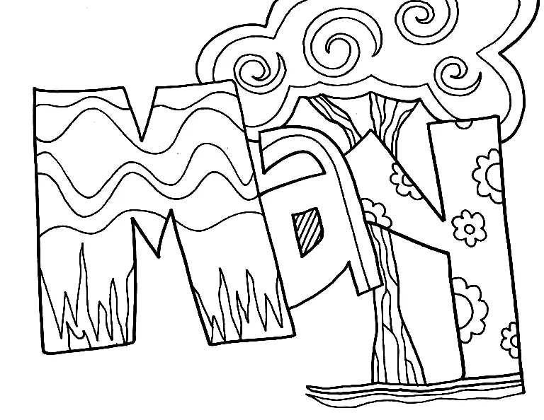 Desenhos de Maio Para Colorir 31