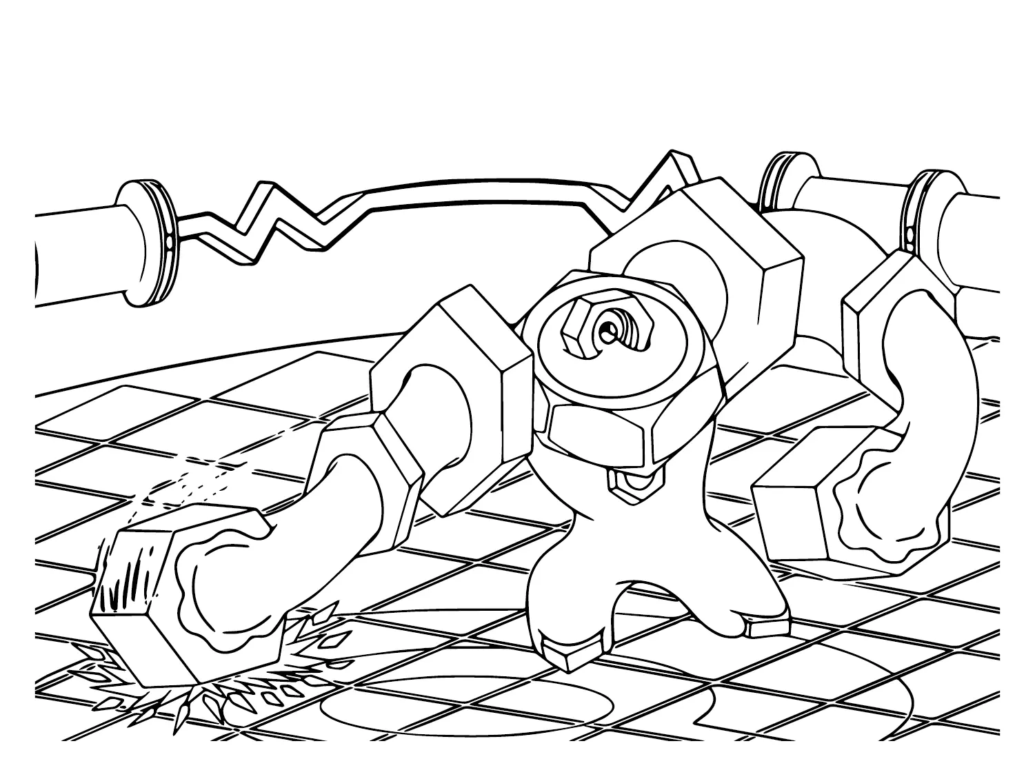 Desenhos de Pokemon Melmetal Para Colorir 15
