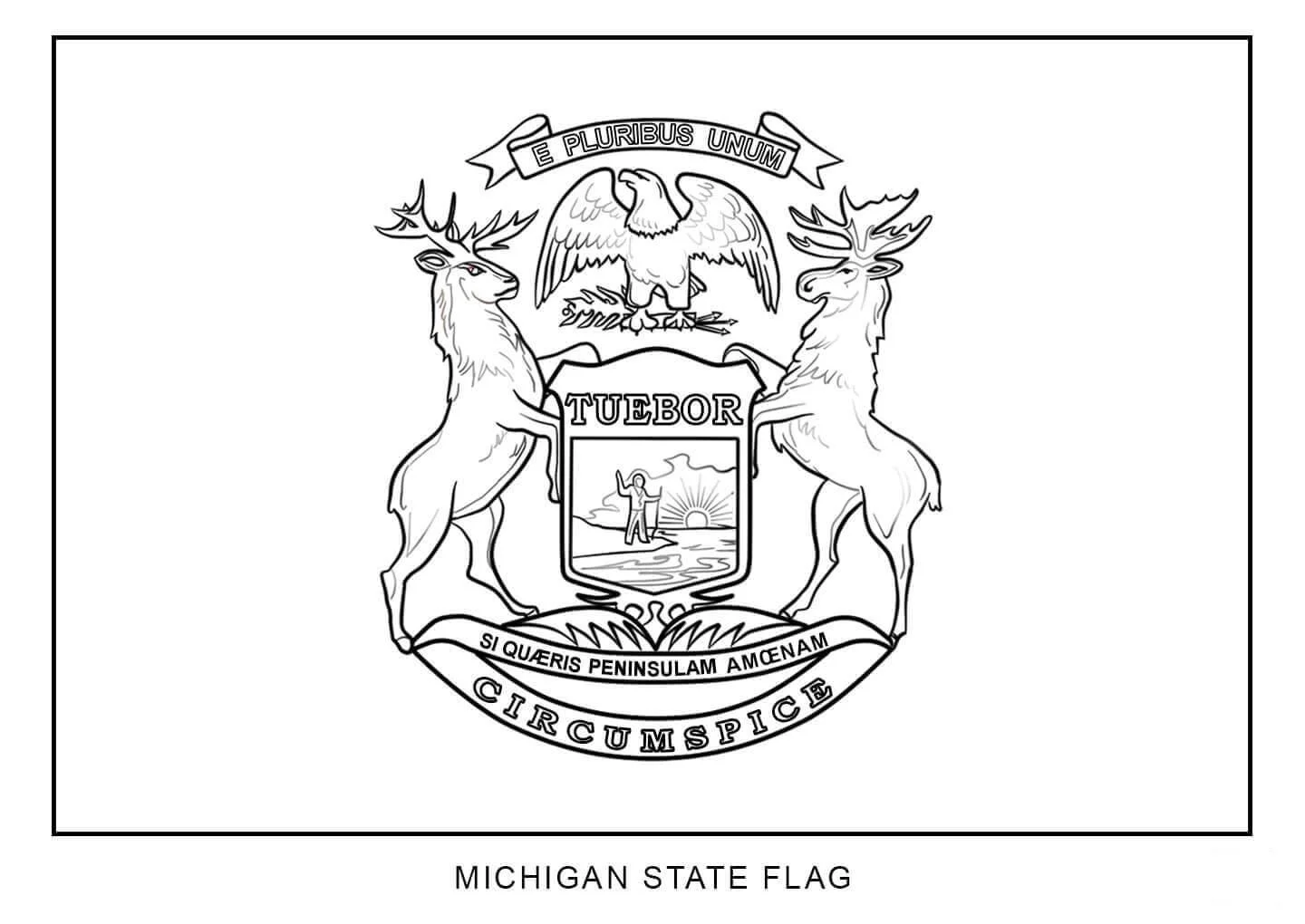 Michigan Ausmalbilder 10