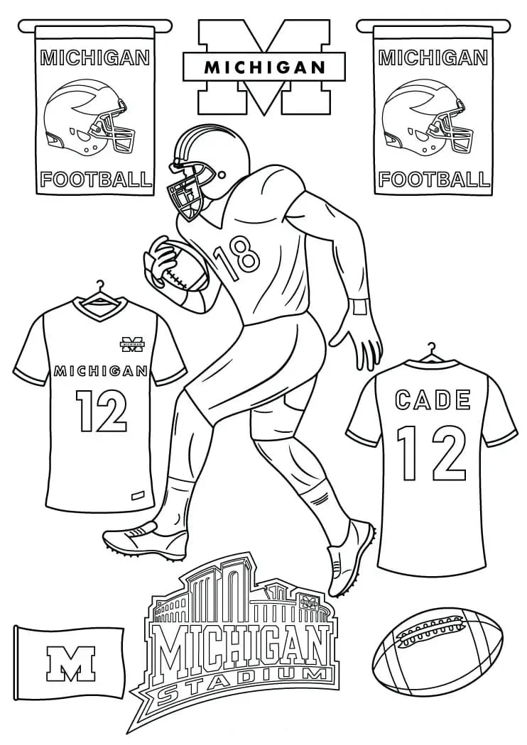Michigan Ausmalbilder 29