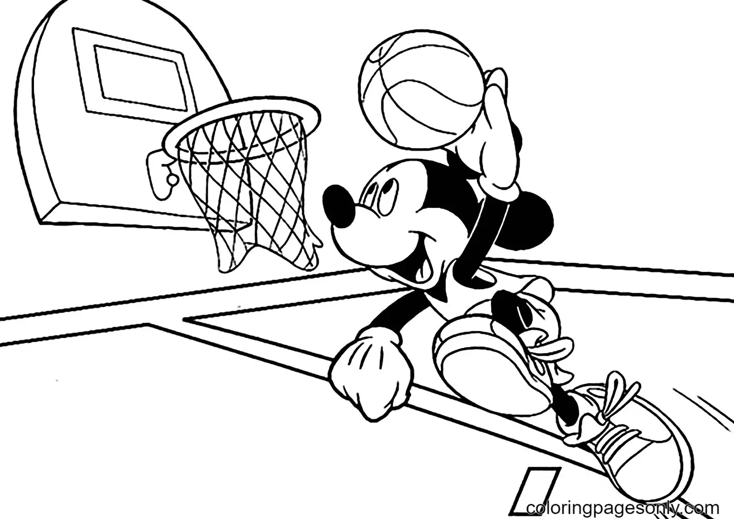 Mickey Mouse Para Colorear 41