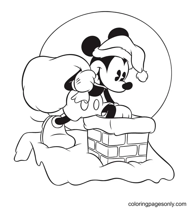 Mickey Mouse Para Colorear 7