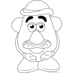 Mister Potato Coloring Pages