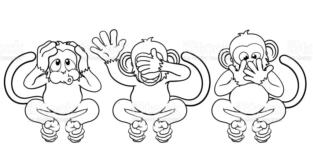 Monkey Coloring Pages 18