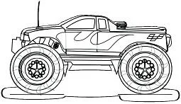 Monster Truck Coloring Pages