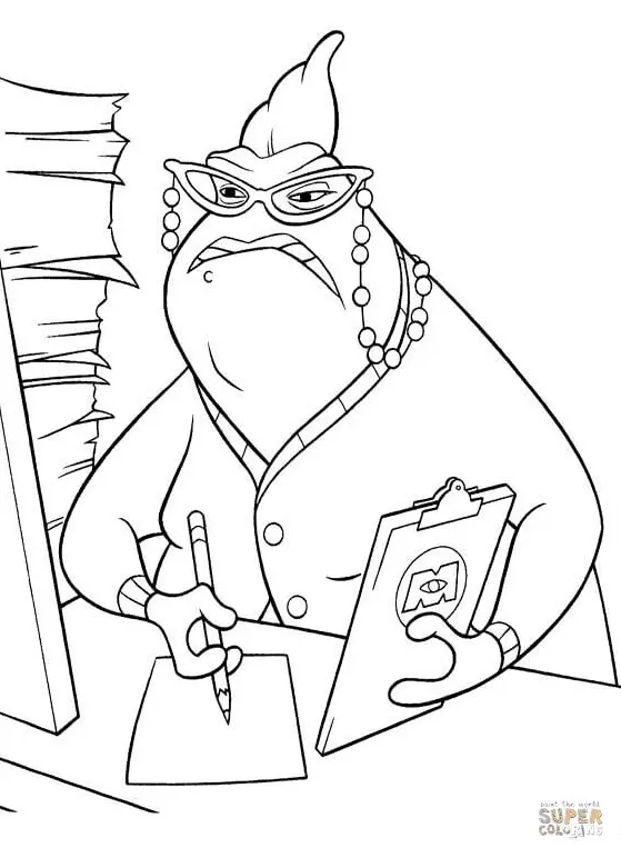 Monsters Inc Coloring Pages 53