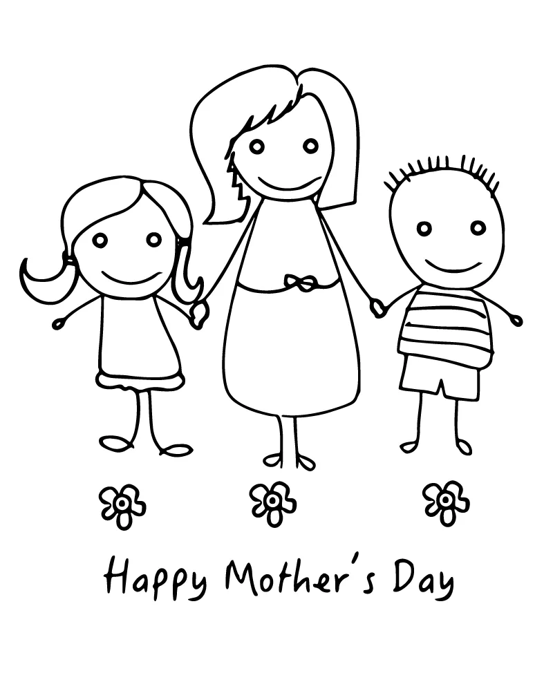 Mother s Day Cards Coloring Pages 17