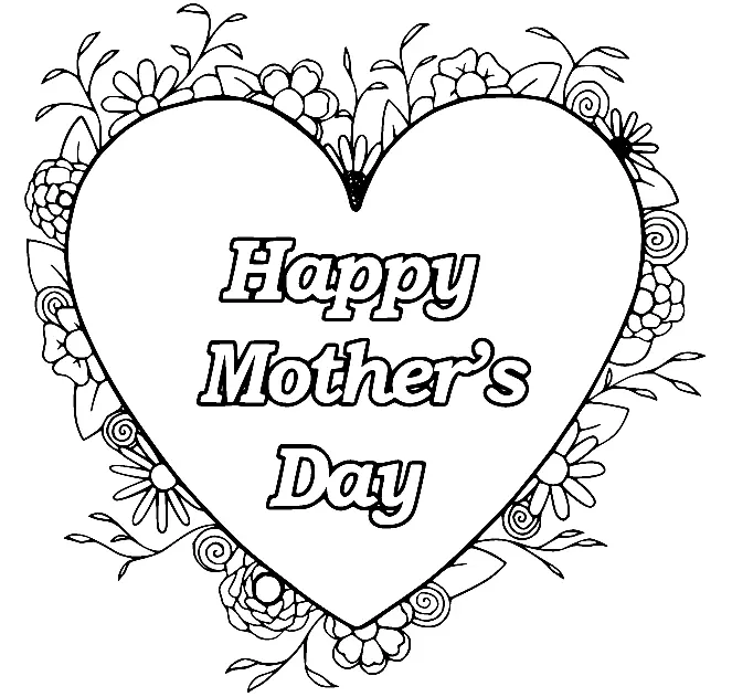 Mother s Day Coloring Pages 30