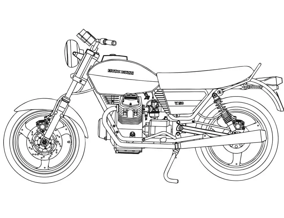 Motorcycle Coloring Pages 15