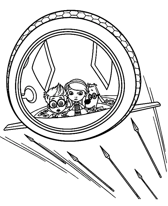 Mr Peabody und Sherman Ausmalbilder 15