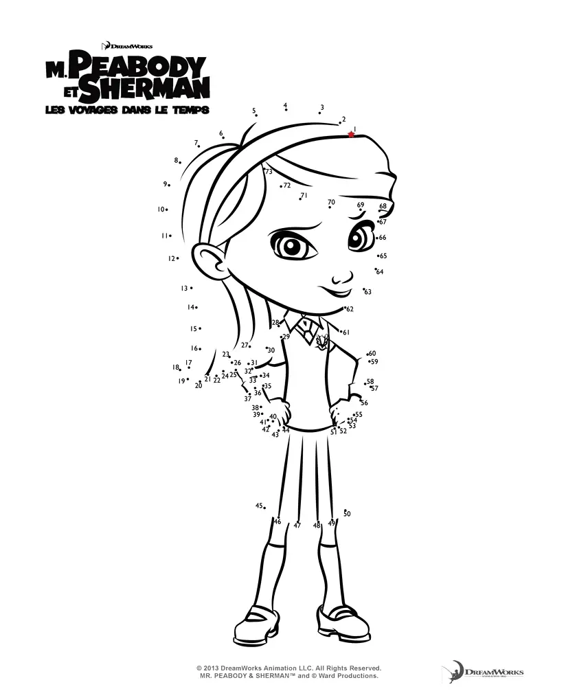 Mr Peabody und Sherman Ausmalbilder 35