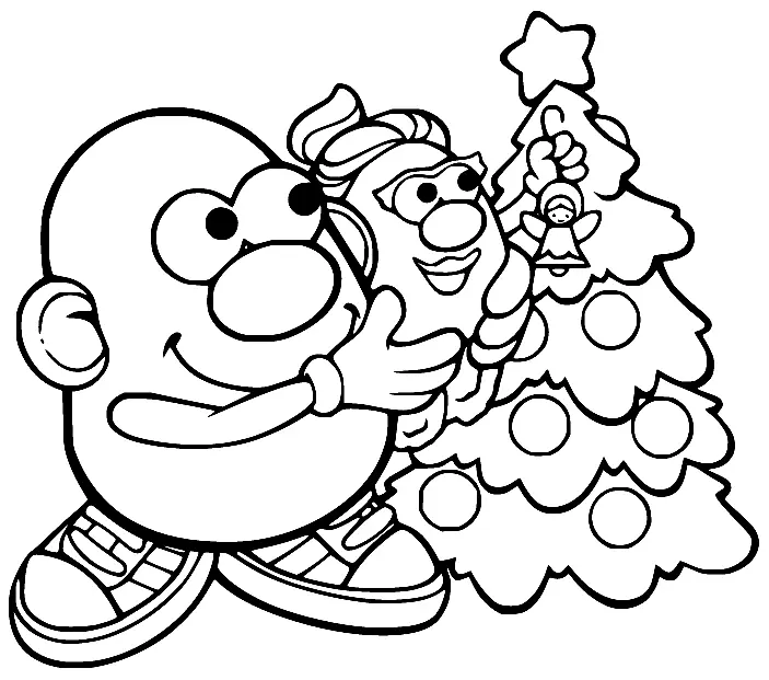 Mr Potato Head Coloring Pages 40