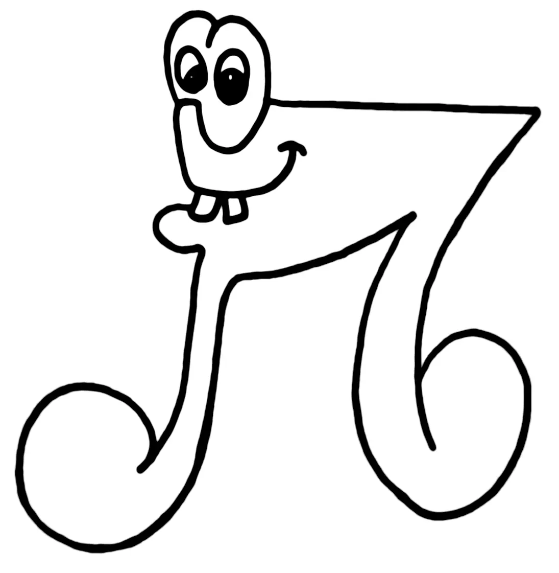 Desenhos de Notas Musicais Para Colorir 23