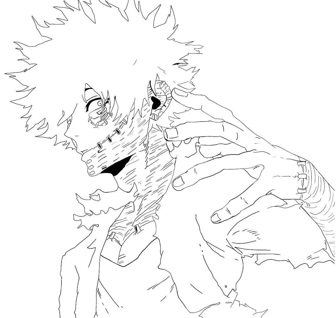 My Hero Academia Coloring Pages 10
