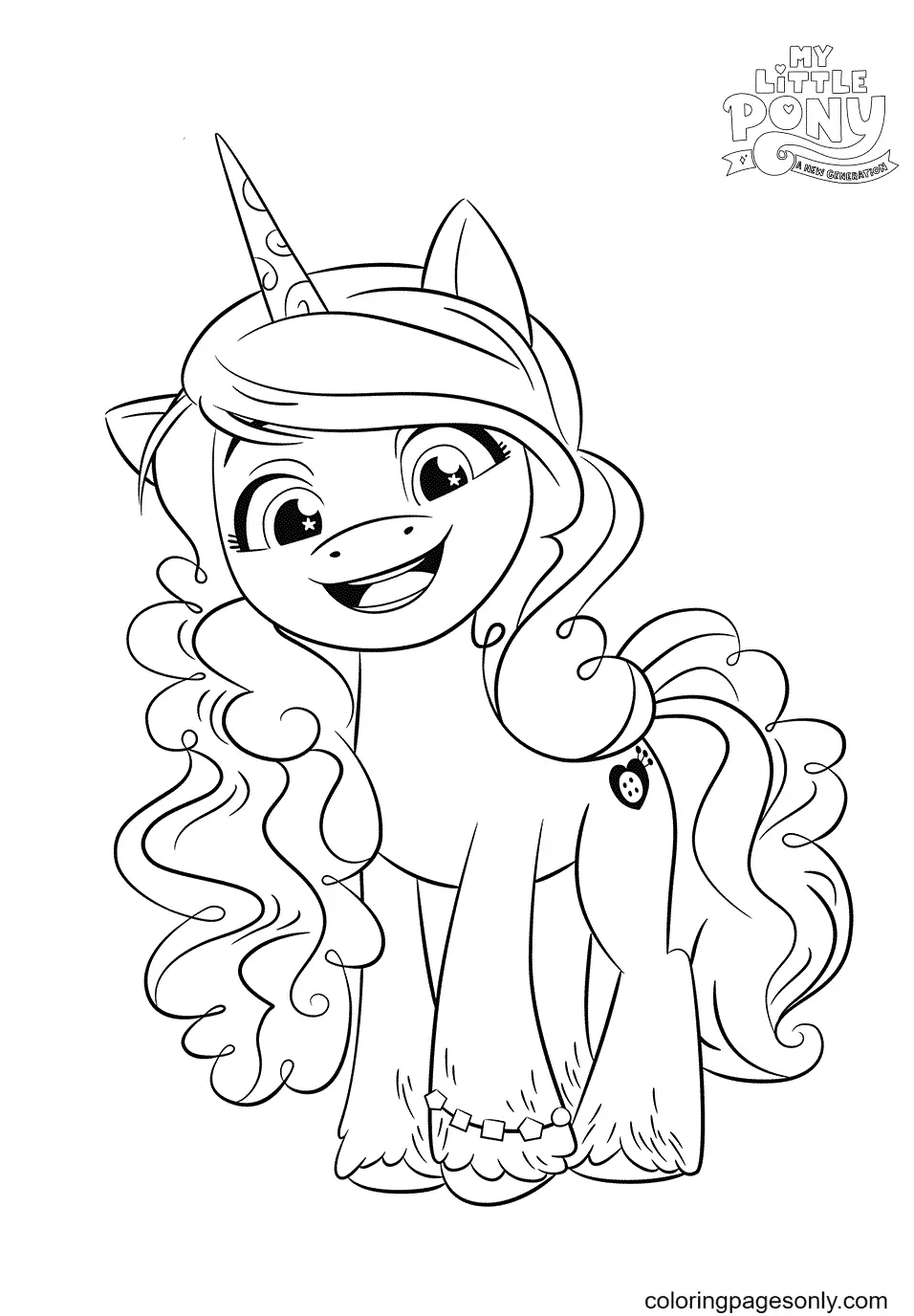 My Little Pony A New Generation Coloring Pages 17