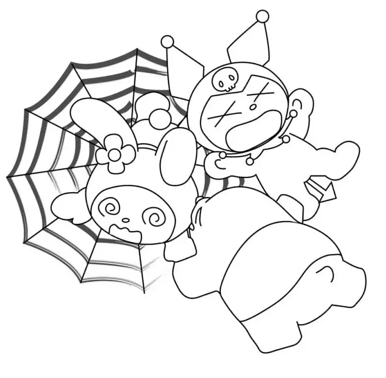 My Melody Coloring Pages 27