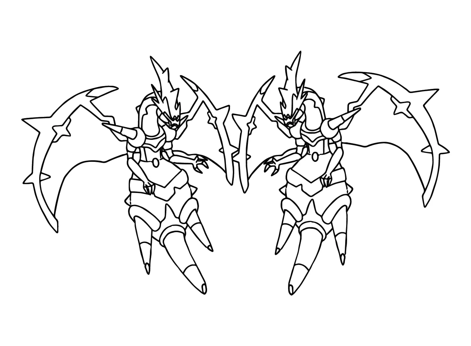 Naganadel Ausmalbilder 1