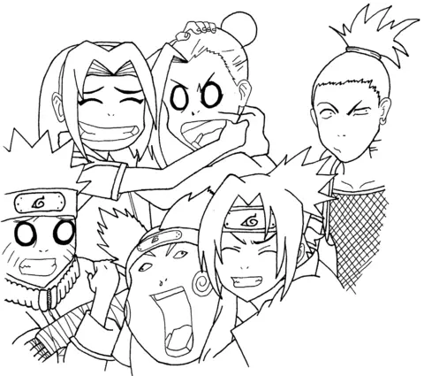 Naruto Coloring Pages 17
