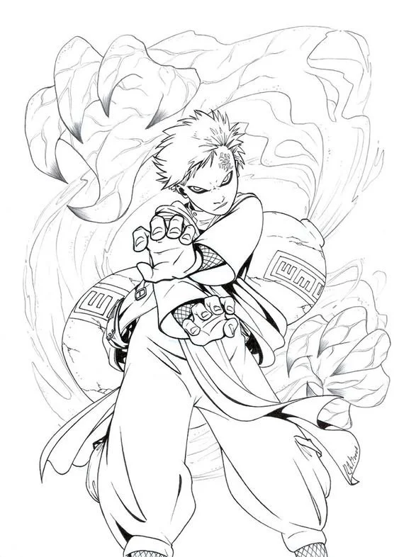 Naruto Coloring Pages 26