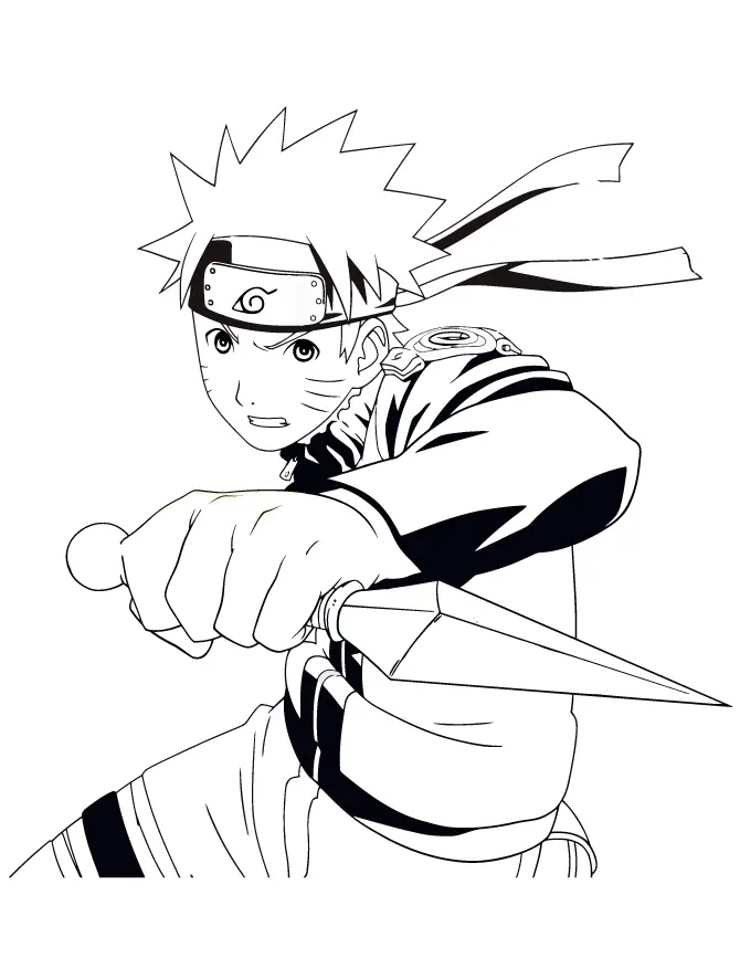 Naruto Coloring Pages 38