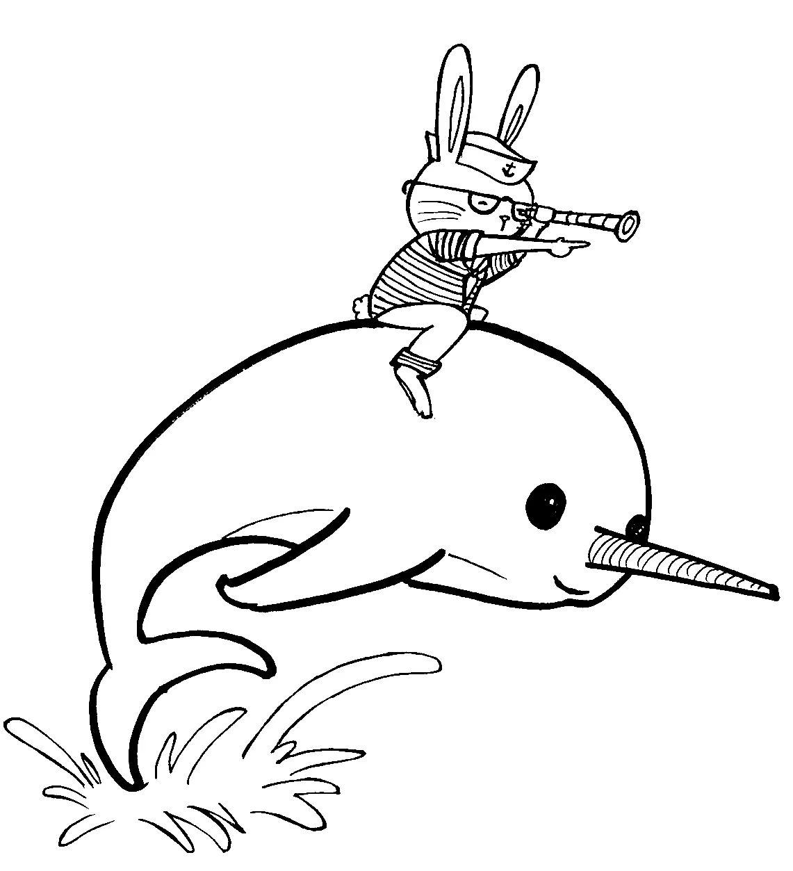 Narwhal Coloring Pages 55
