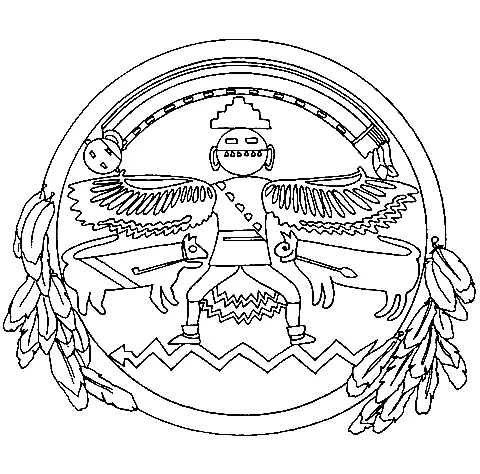 Native American Coloring Pages 27