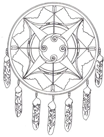 Native American Coloring Pages 31