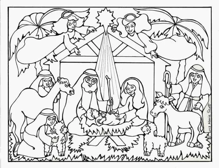 Nativity Of Jesus Coloring Pages 10