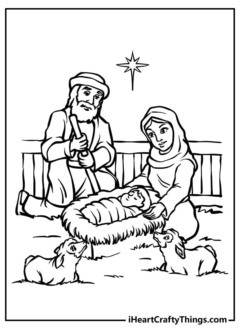 Nativity Of Jesus Coloring Pages 17