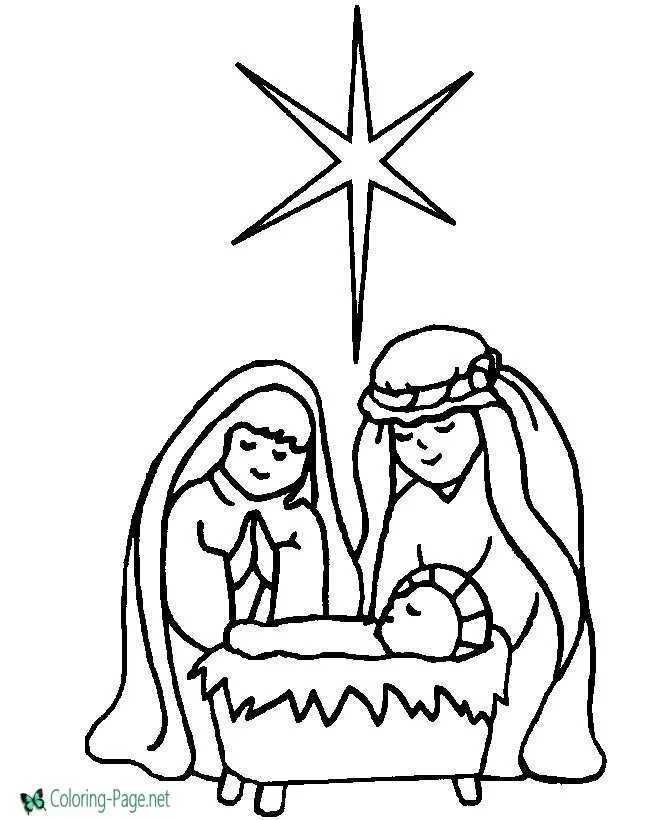 Nativity Of Jesus Coloring Pages 18