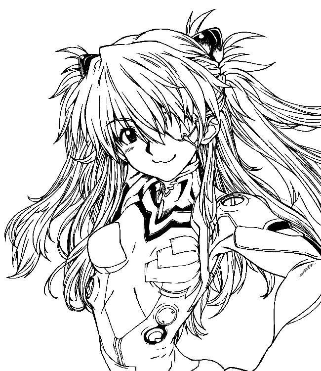 Neon Genesis Evangelion Coloring Pages 30