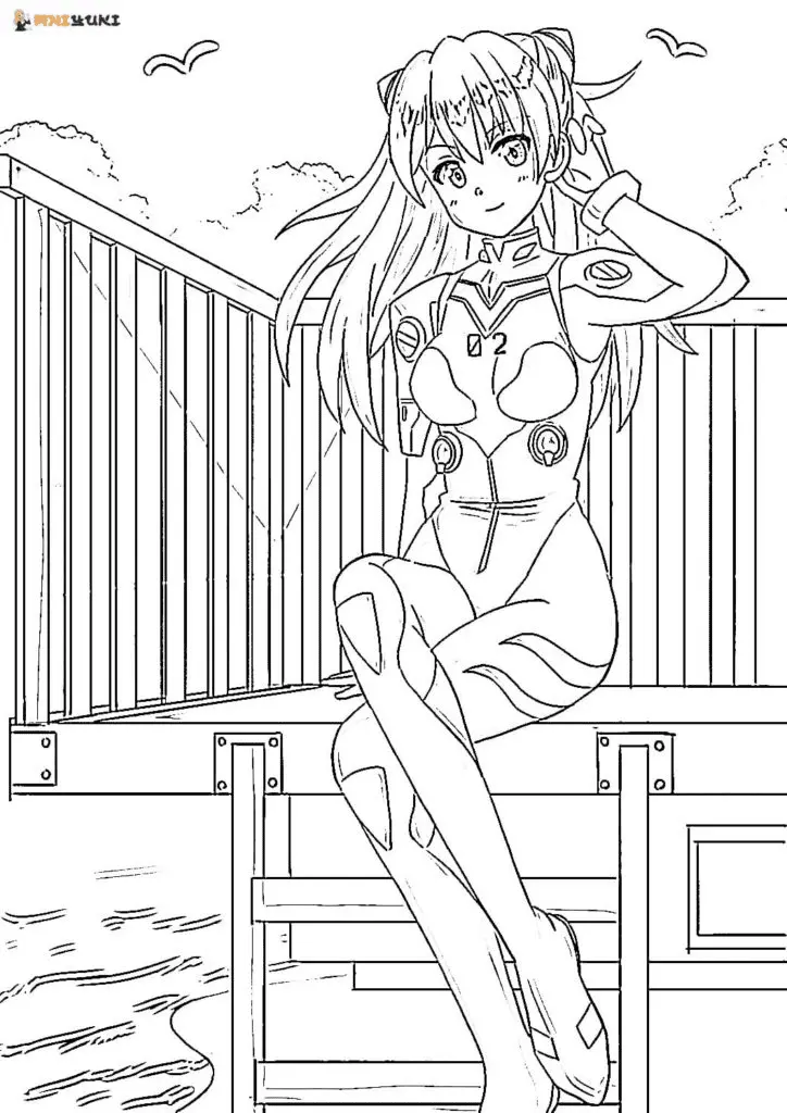 Neon Genesis Evangelion Coloring Pages 41