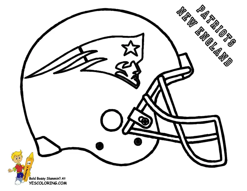 New England Patriots Coloring Pages 18