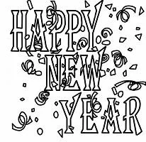 New Years Coloring Pages 17