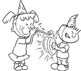 New Years Coloring Pages 28