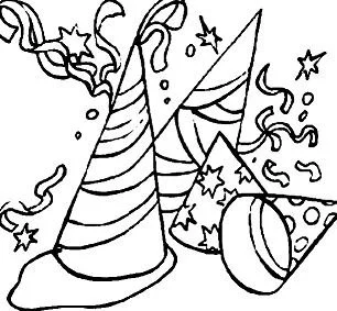 New Years Coloring Pages 37