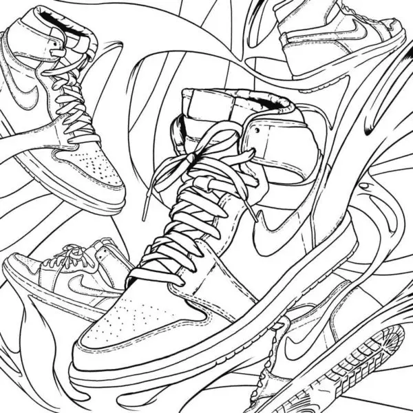Nike Coloring Pages 11